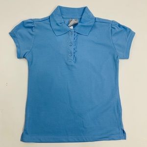 Light Blue Girls School Uniform Blouse